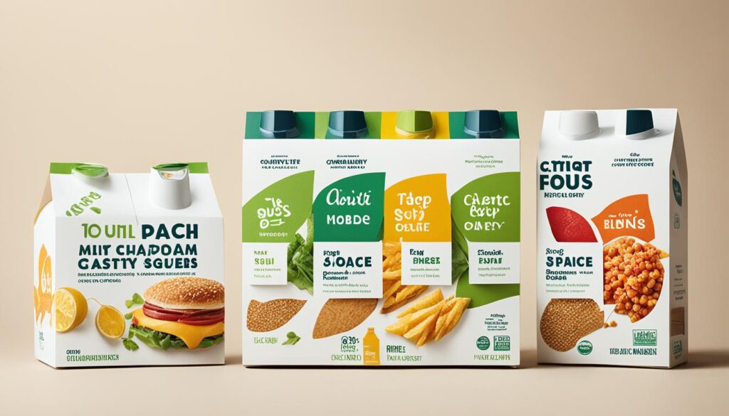 common packaging options