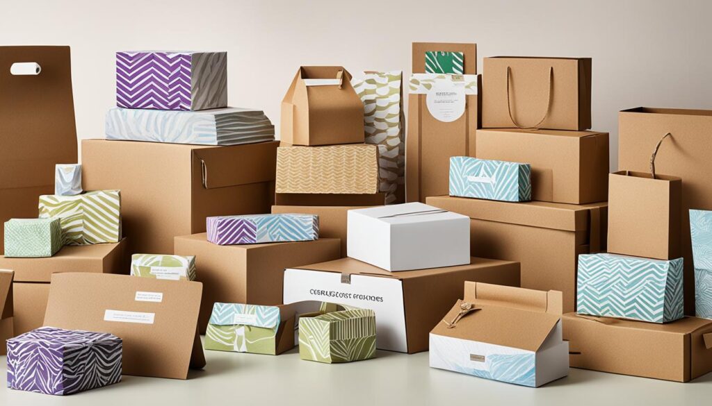 various packaging materials