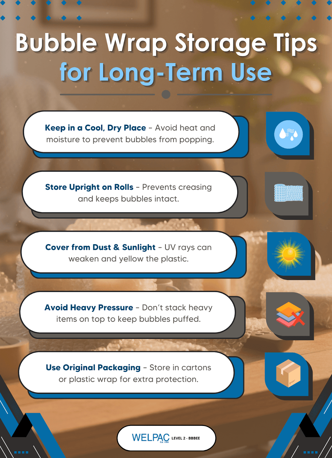 Bubble Wrap Storage Tips for Long-Term Use
